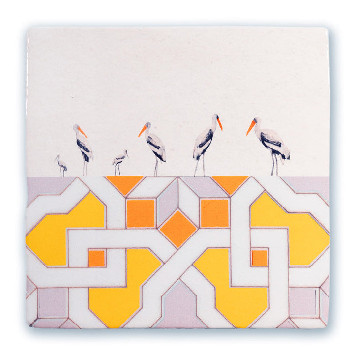 StoryTiles StoryTiles 10x10cm Birds Meeting - StoryTiles bei Nauli and Stories
