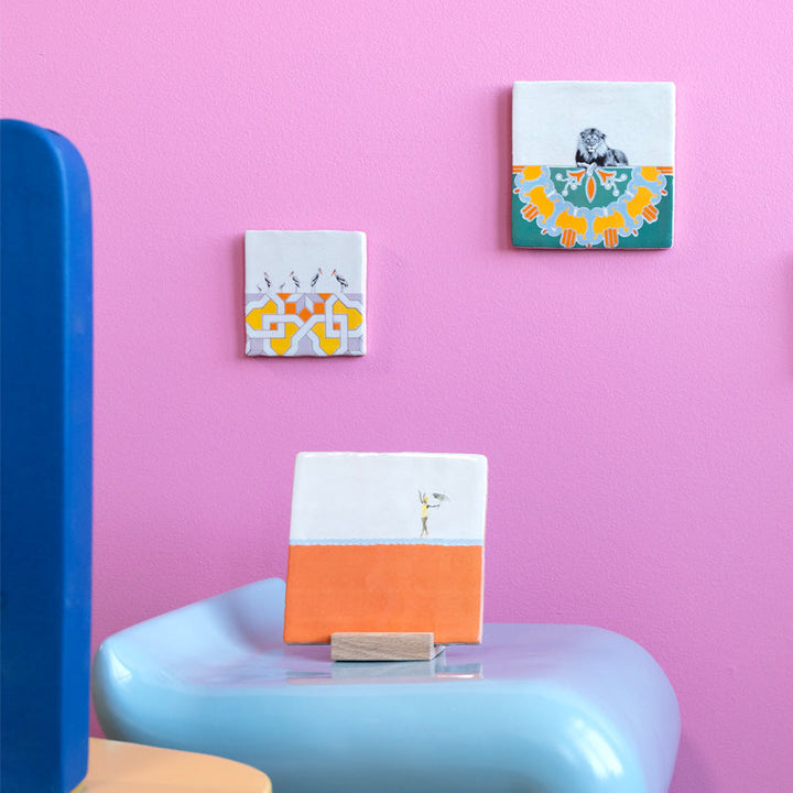 StoryTiles StoryTiles 10x10cm Birds Meeting - StoryTiles bei Nauli and Stories
