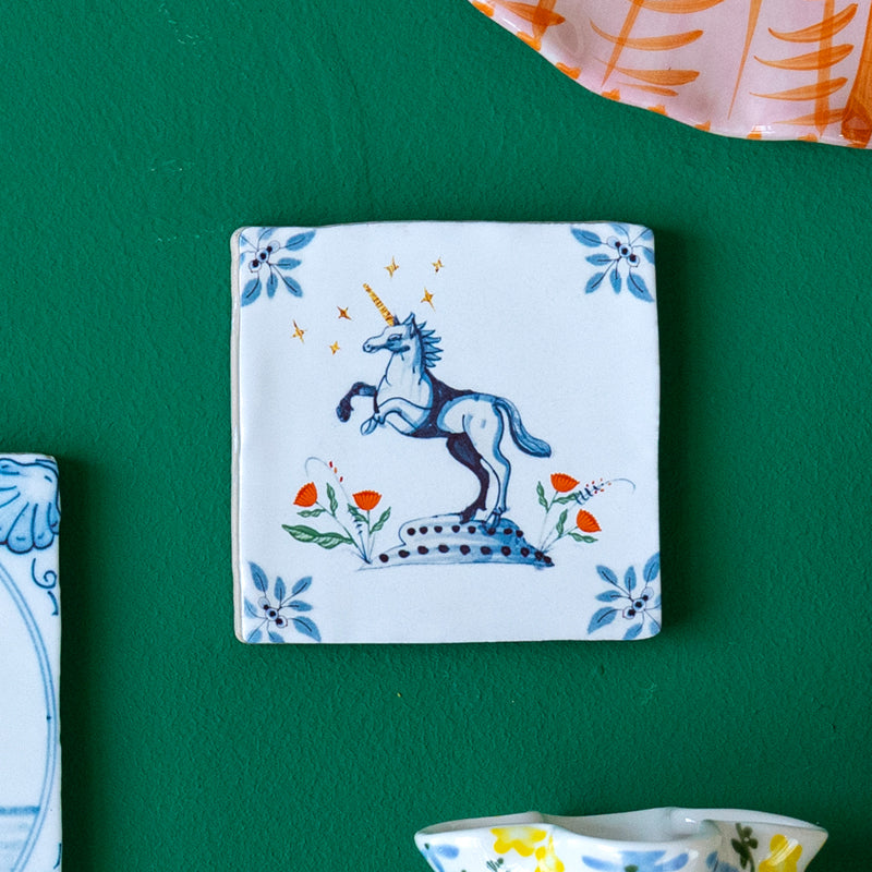 StoryTiles StoryTiles 10x10cm Sparkle like a Unicorn - Einhorn - StoryTiles bei Nauli and Stories