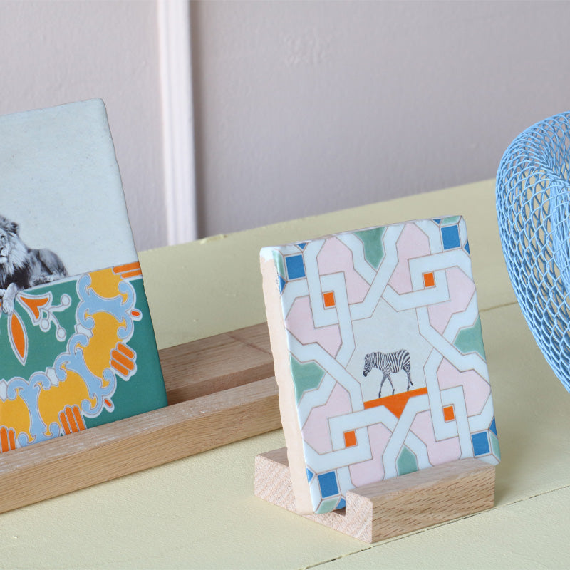 StoryTiles StoryTiles 10x10cm Spotted a Zebra - StoryTiles bei Nauli and Stories