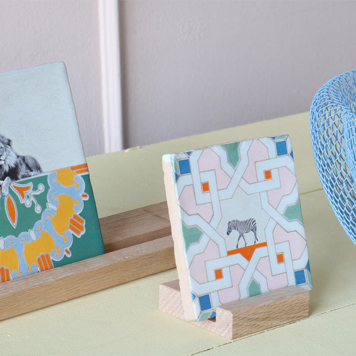 StoryTiles StoryTiles 10x10cm Spotted a Zebra - StoryTiles bei Nauli and Stories