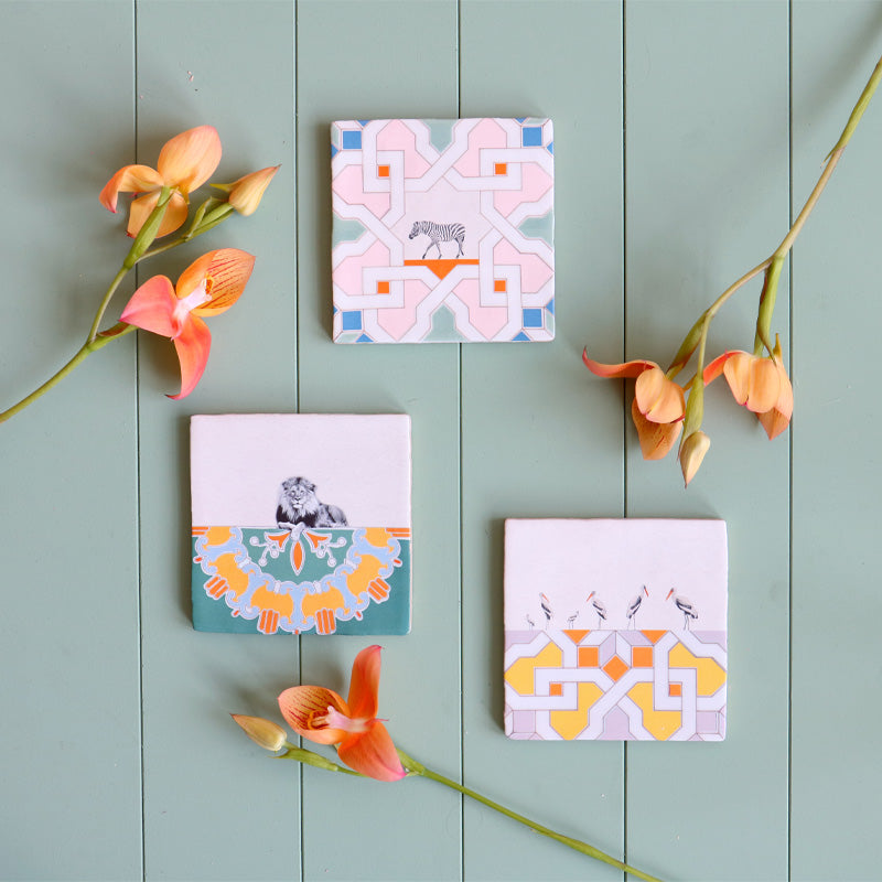 StoryTiles StoryTiles 10x10cm Spotted a Zebra - StoryTiles bei Nauli and Stories