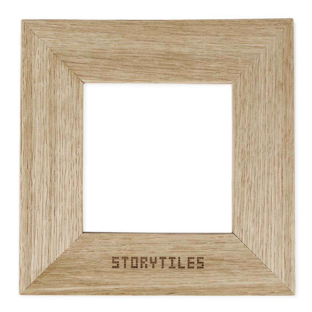 StoryTiles StoryTiles Rahmen & Ständer StoryTiles Rahmen aus Eiche für Fliesen der Größe 13x13cm - Medium bei Nauli and Stories