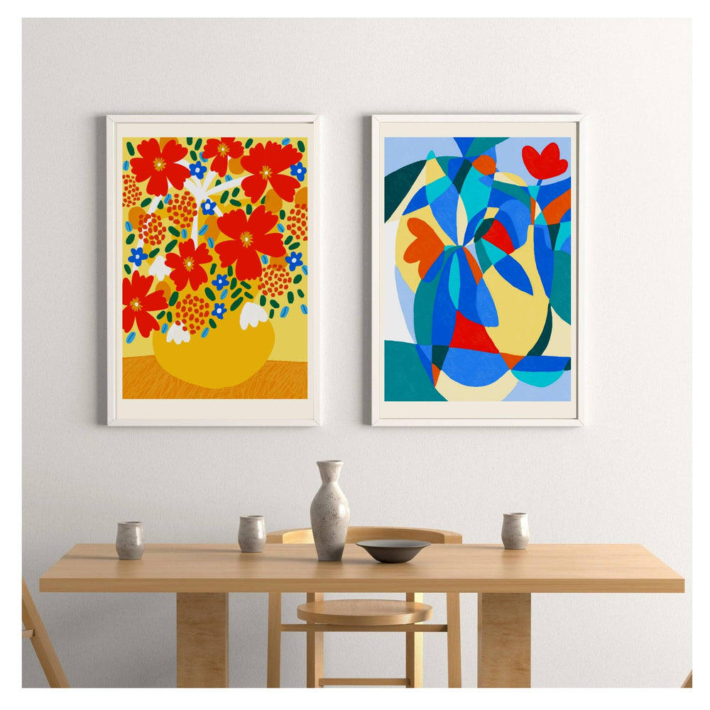 Teresa Rego Kunstdruck Kunstdruck Double Tulips: A4 bei Nauli and Stories