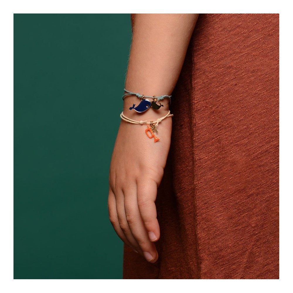 Titlee Armband Armband mit kleiner Trompete und Noten - Jazz und Swing bei Nauli and Stories