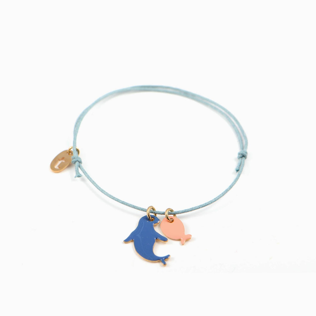 Titlee Armband Armband Seelöwe SEA (bleu-rose)