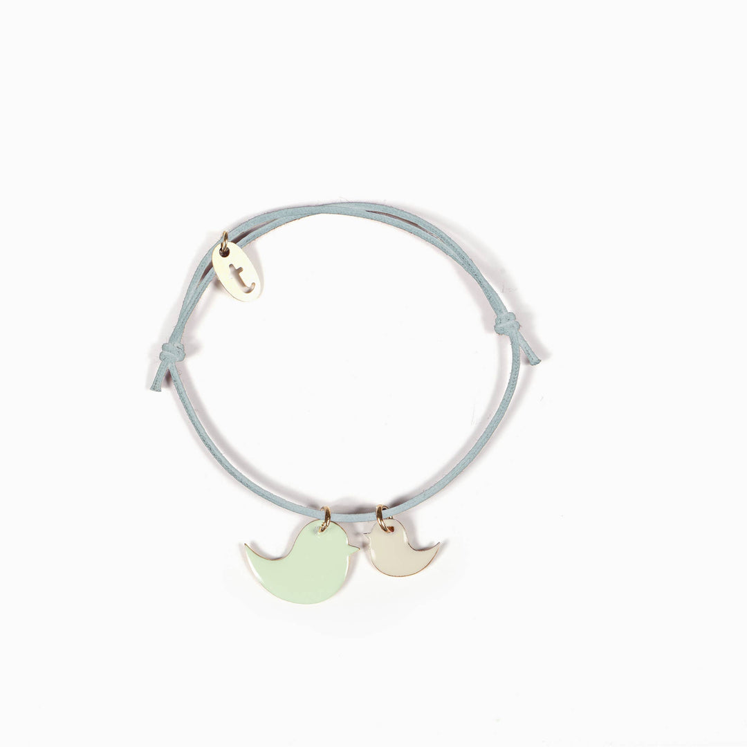 Titlee Armband Armband Vögelchen BIRD (Wasabi-Mastic) bei Nauli and Stories