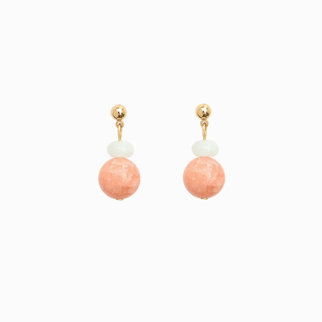 Titlee Ohrringe Ohrringe GREENWICH peach bei Nauli and Stories