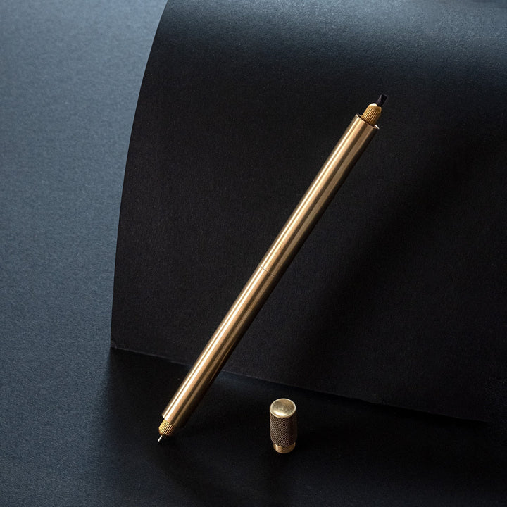Tom's Studio Fineliner Lumos Brass: Special Edition - Refillable - Fineliner, Filzstift, Brushpen bei Nauli and Stories