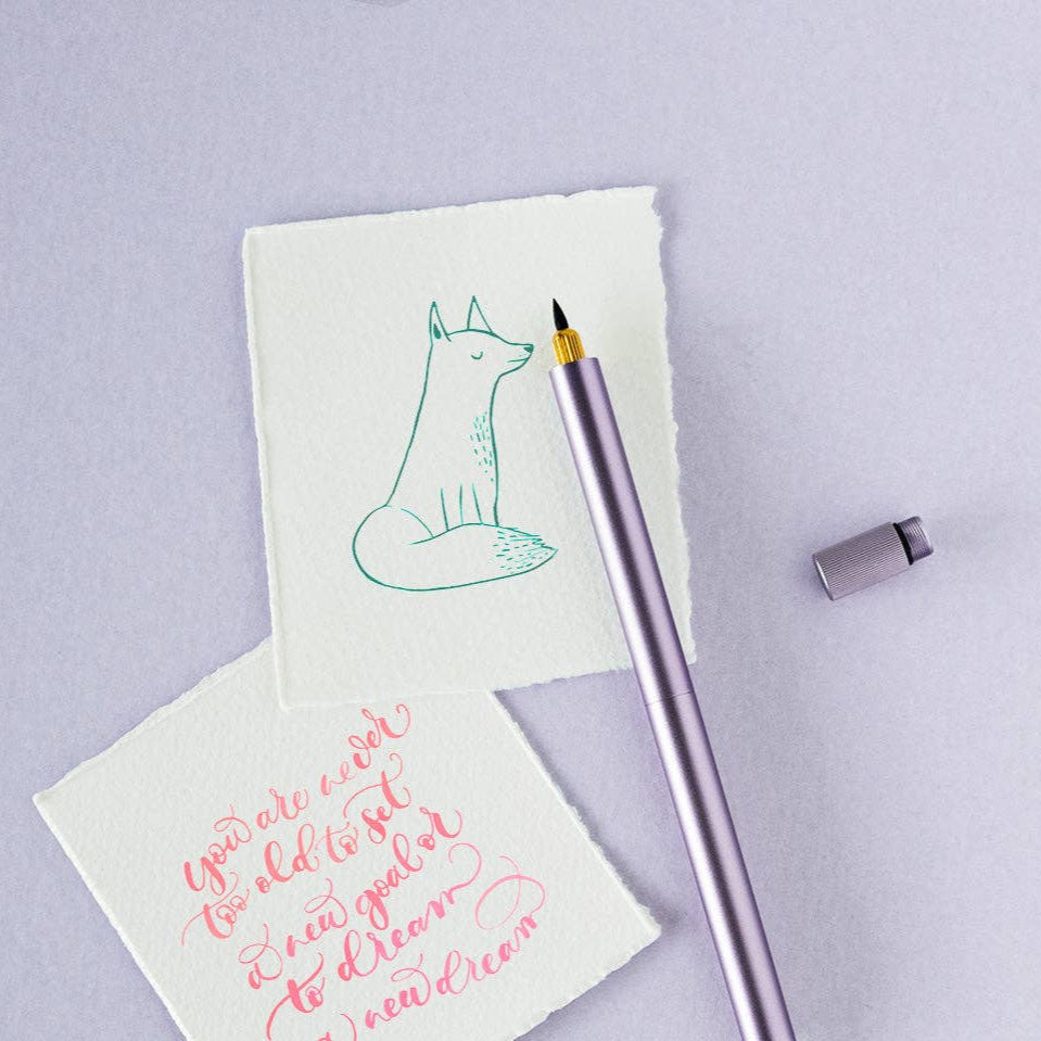 Tom's Studio Fineliner Lumos Pro - Refillable Multi-Tip Pen: Lilac / Single Tip bei Nauli and Stories