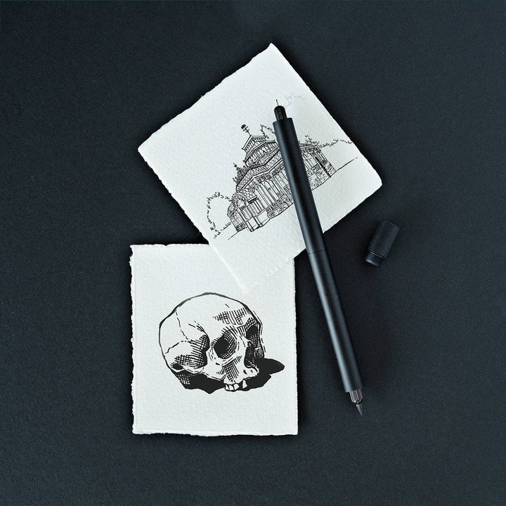 Tom's Studio Fineliner Lumos Pro - Refillable Multi-Tip Pen: Matte Black / Duo Tip bei Nauli and Stories