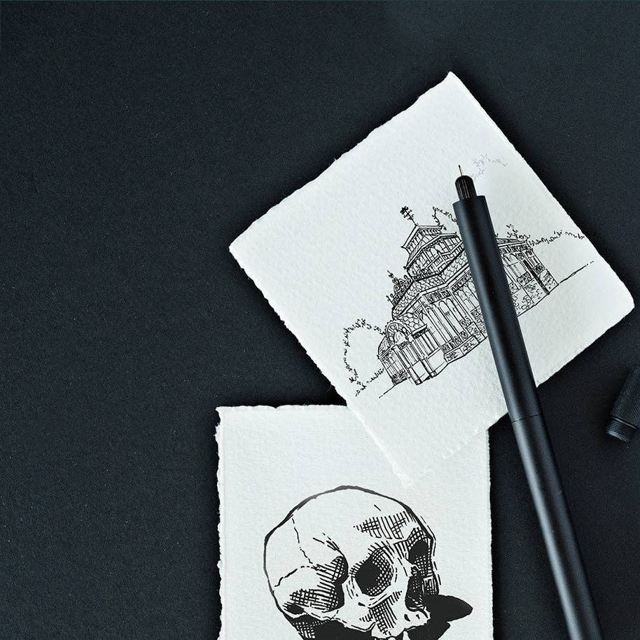 Tom's Studio Fineliner Lumos Pro - Refillable Multi-Tip Pen: Matte Black / Single Tip bei Nauli and Stories