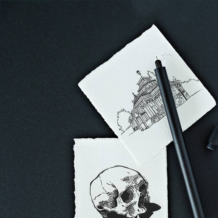 Tom's Studio Fineliner Lumos Pro - Refillable Multi-Tip Pen: Matte Black / Single Tip bei Nauli and Stories