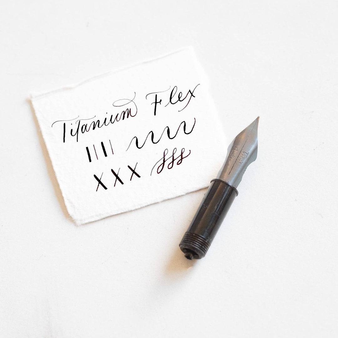 Tom's Studio Füller Fountain Pen Nib - Titanium Flex für Studio Pocket Fountain Pen 2.0 bei Nauli and Stories