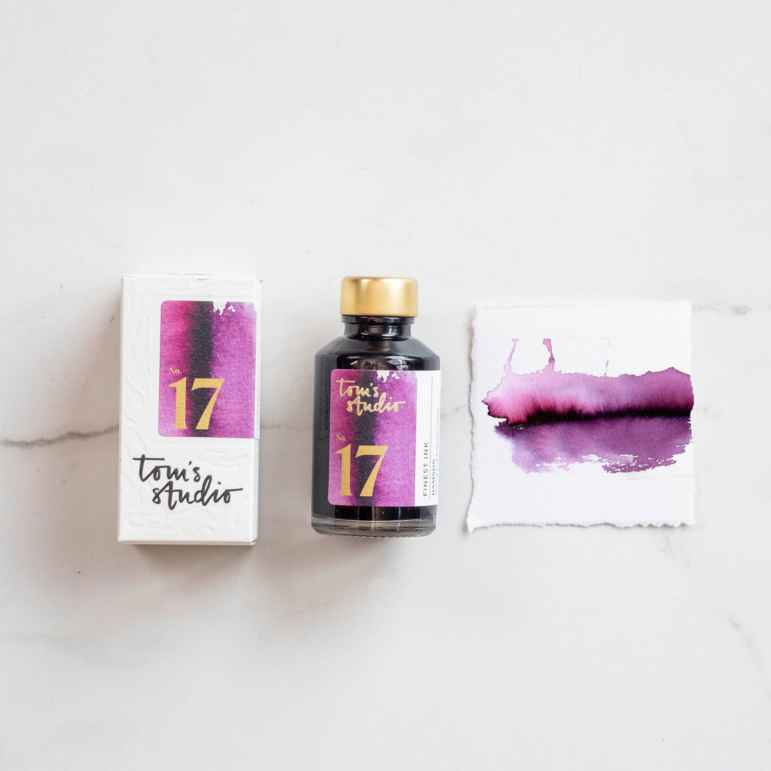Tom's Studio Füllertinte Fountain Pen Ink 17 - Damson bei Nauli and Stories