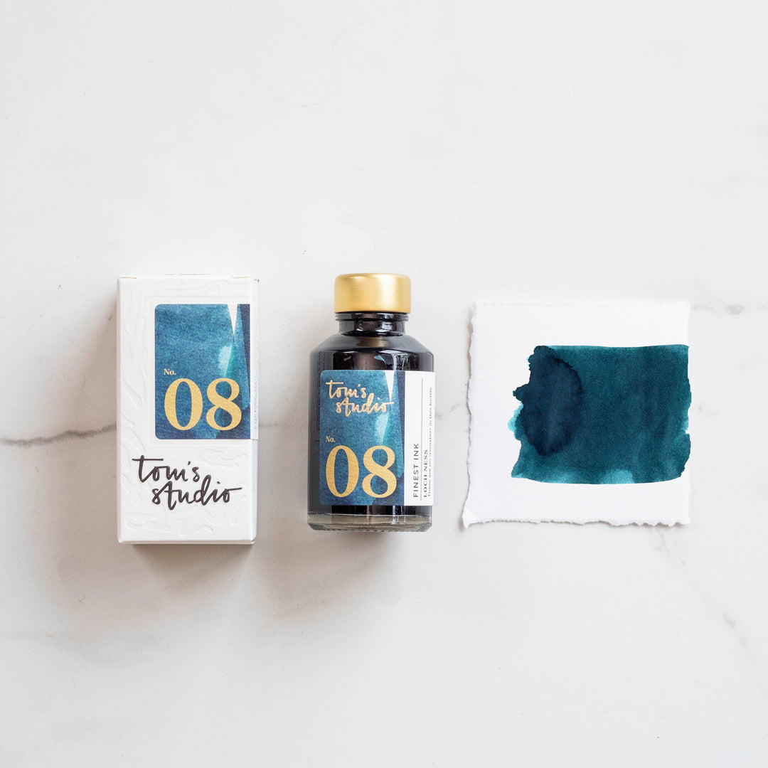 Tom's Studio Füllertinte Fountain Pen Ink - 08 - Loch Ness bei Nauli and Stories