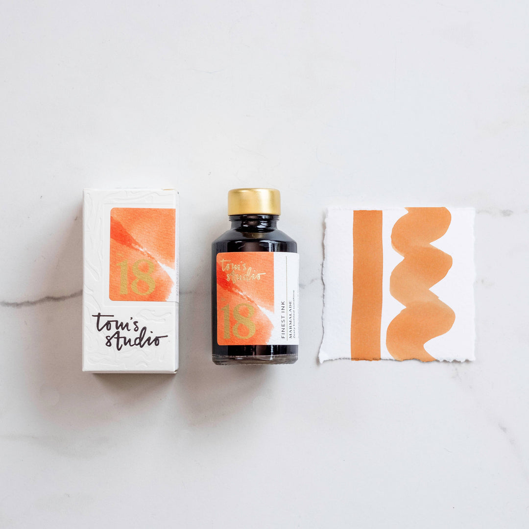 Tom's Studio Füllertinte Fountain Pen Ink - 18 - Marmalade bei Nauli and Stories