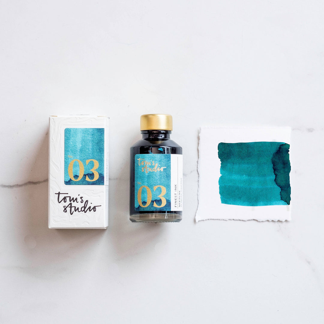Tom's Studio Füllertinte Fountain Pen Ink - 03 - Neptune bei Nauli and Stories