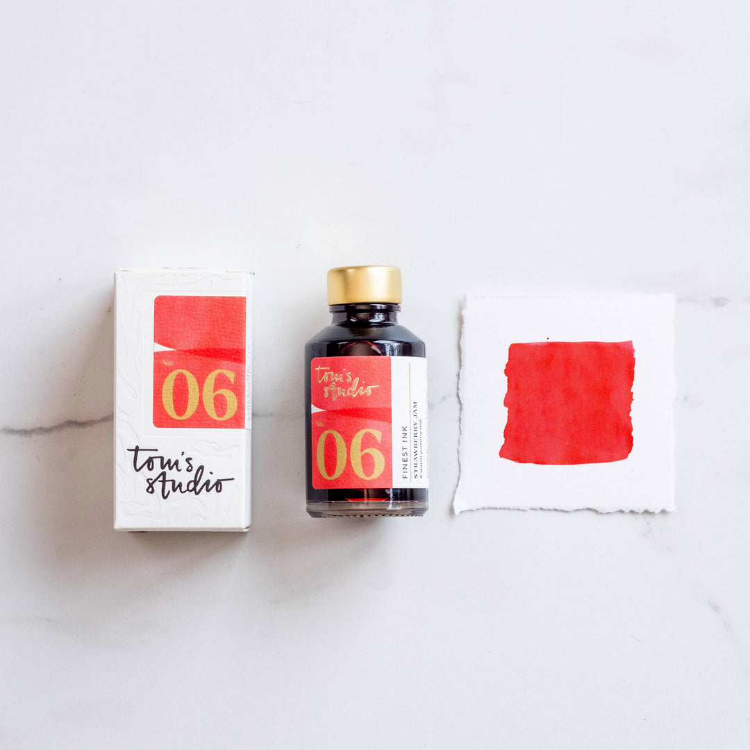 Tom's Studio Füllertinte Fountain Pen Ink - 06 - Strawberry Jam bei Nauli and Stories