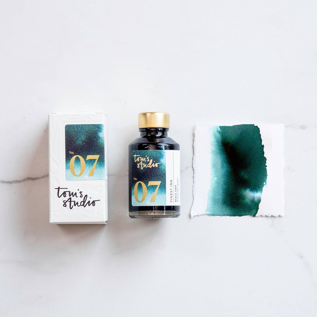 Tom's Studio Füllertinte Fountain Pen Ink - 07 - Mallard bei Nauli and Stories