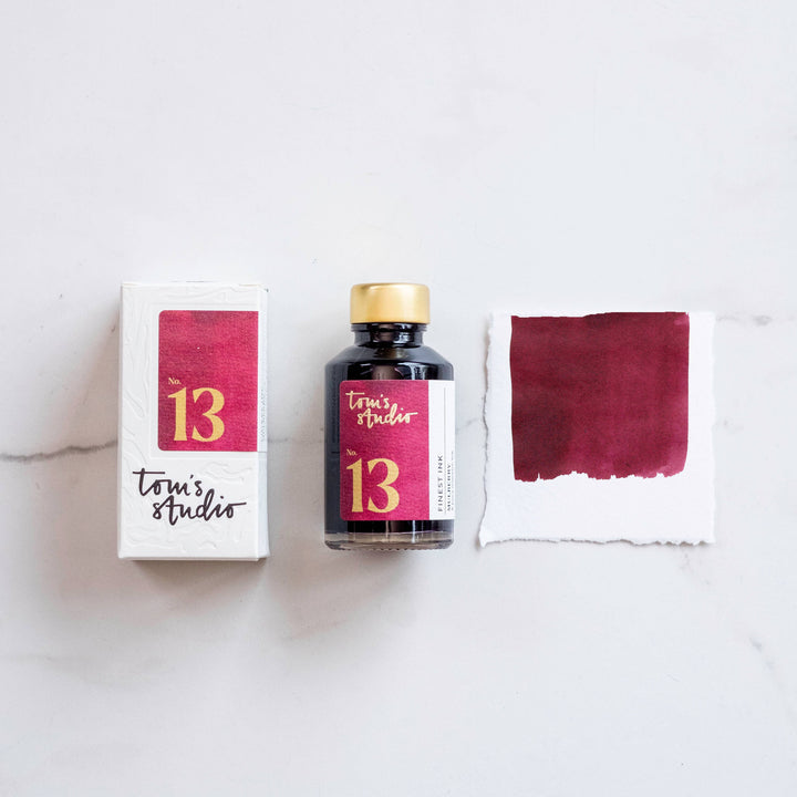 Tom's Studio Füllertinte Fountain Pen Ink - 13 - Mulberry bei Nauli and Stories