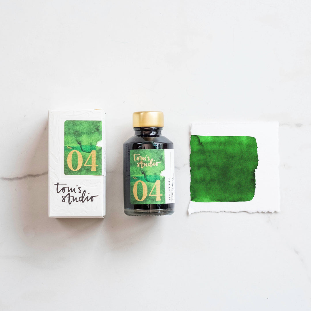 Tom's Studio Füllertinte Fountain Pen Ink - 04 - New Forest Green bei Nauli and Stories