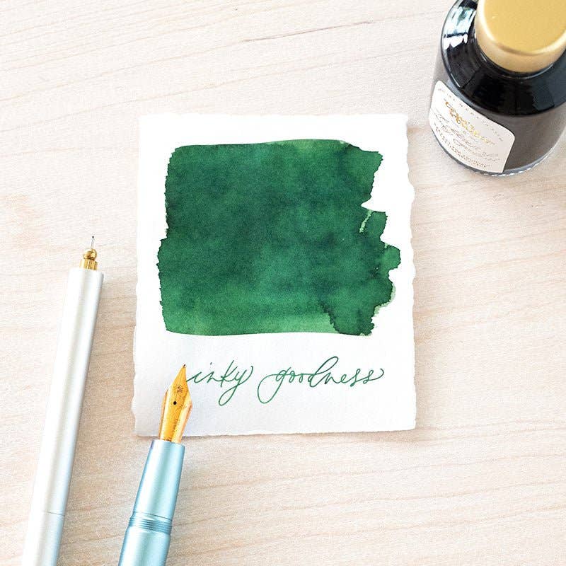 Tom's Studio Füllertinte Fountain Pen Ink - 04 - New Forest Green bei Nauli and Stories