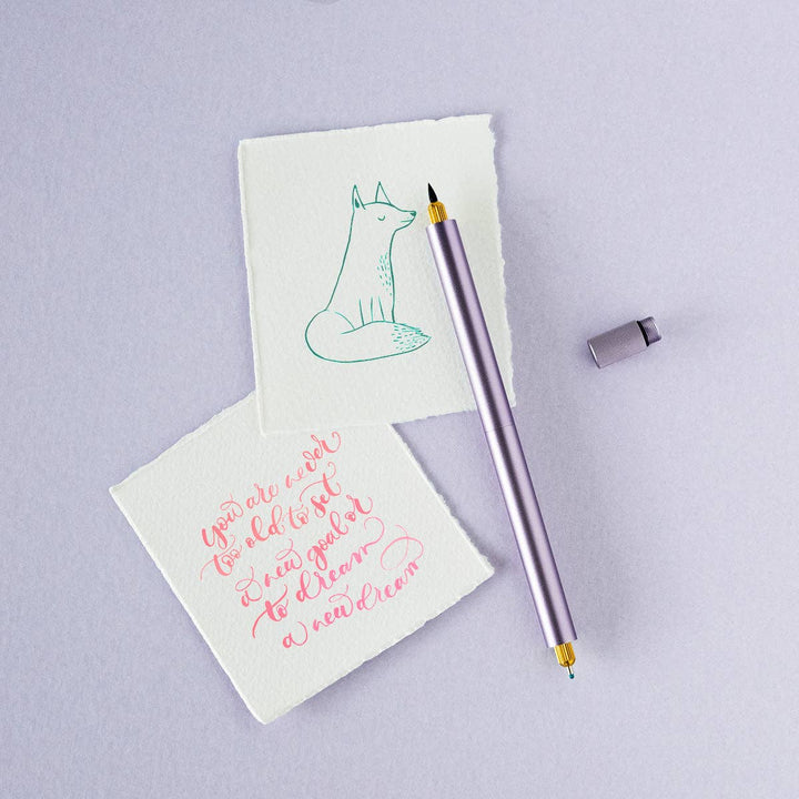Tom's Studio Fineliner Lumos Pro - Refillable Multi-Tip Pen: Midnight / Duo Tip bei Nauli and Stories