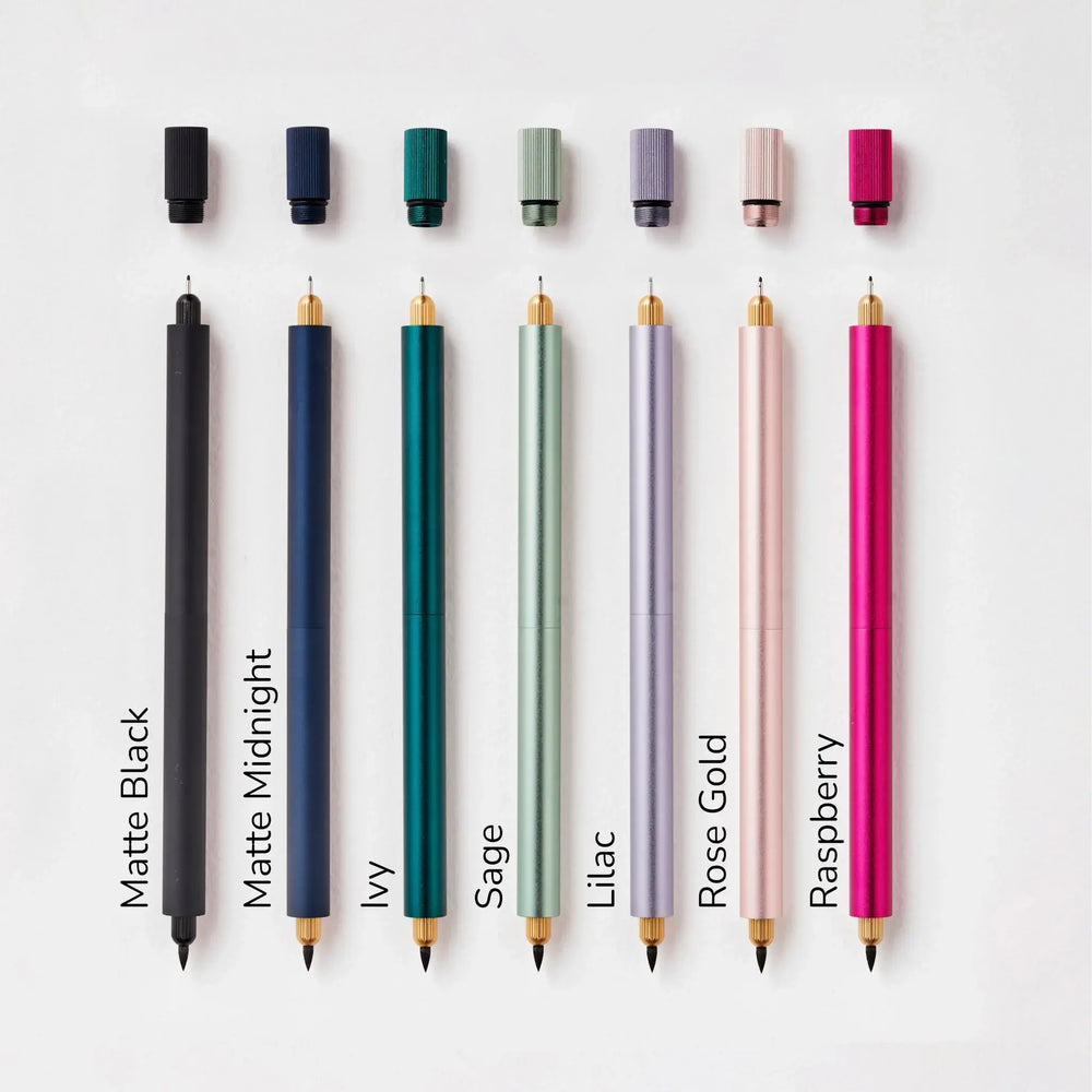 Tom's Studio Fineliner Lumos Pro - Refillable Multi-Tip Pen: Sage / Duo Tip bei Nauli and Stories