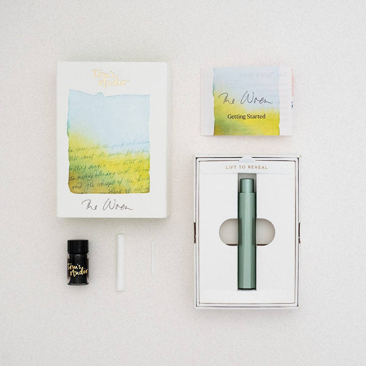 Tom's Studio Schreibstifte The Wren - Refillable Writing Pen: Black bei Nauli and Stories