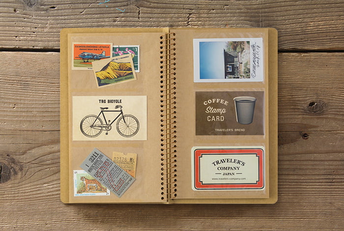 Traveler's Company Fächermappe TRC SPIRAL RING NOTEBOOK A5 Slim Card File bei Nauli and Stories