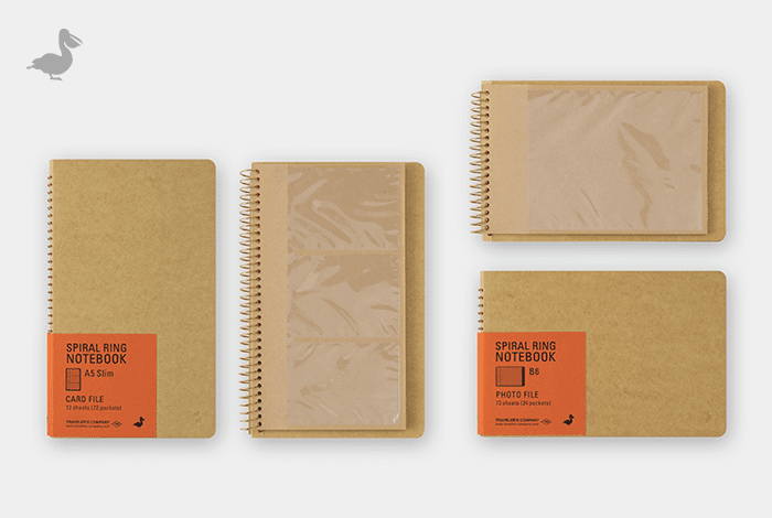 Traveler's Company Fächermappe TRC SPIRAL RING NOTEBOOK A5 Slim Card File bei Nauli and Stories