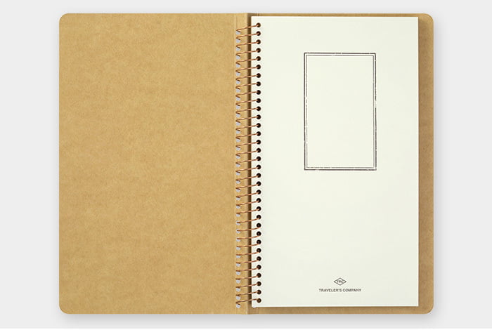 Traveler's Company Fächermappe TRC SPIRAL RING NOTEBOOK A5 Slim Card File bei Nauli and Stories
