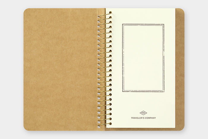 Traveler's Company Fächermappe TRC SPIRAL RING NOTEBOOK A6 Slim Paper Pocket bei Nauli and Stories