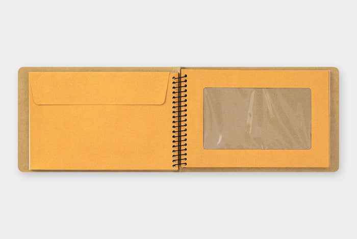 Traveler's Company Fächermappe TRC SPIRAL RING NOTEBOOK B6 Window Envelope bei Nauli and Stories