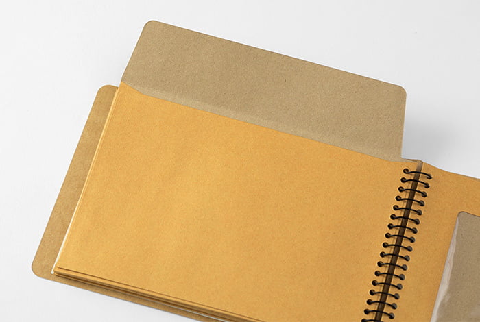 Traveler's Company Fächermappe TRC SPIRAL RING NOTEBOOK B6 Window Envelope bei Nauli and Stories