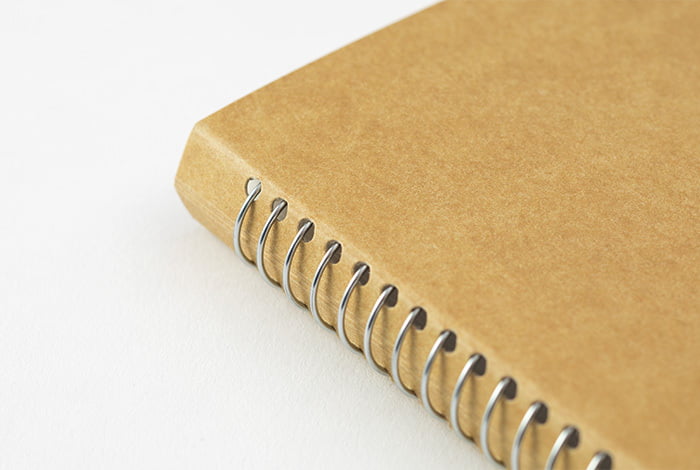 Traveler's Company Notizbuch B6 TRC SPIRAL RING NOTEBOOK B6 MD White bei Nauli and Stories