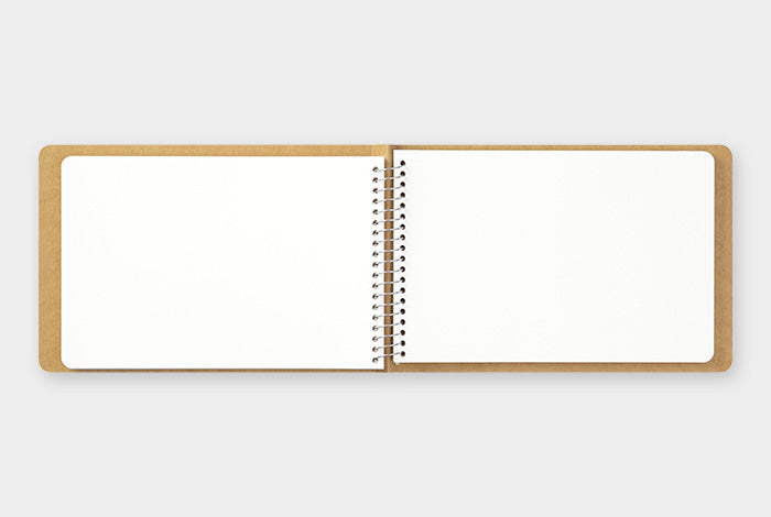 Traveler's Company Notizbuch B6 TRC SPIRAL RING NOTEBOOK B6 MD White bei Nauli and Stories