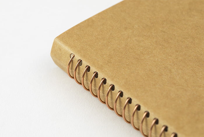 Traveler's Company Notizbuch TRC SPIRAL RING NOTEBOOK A5 Slim DW Kraft bei Nauli and Stories