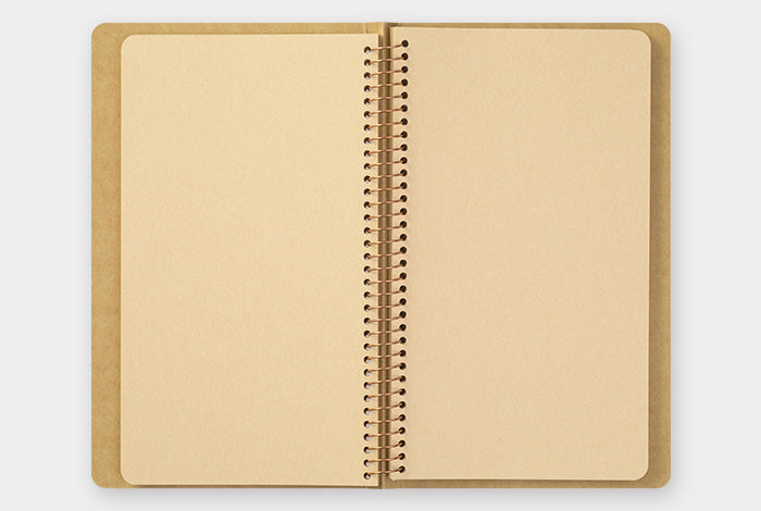 Traveler's Company Notizbuch TRC SPIRAL RING NOTEBOOK A5 Slim DW Kraft bei Nauli and Stories