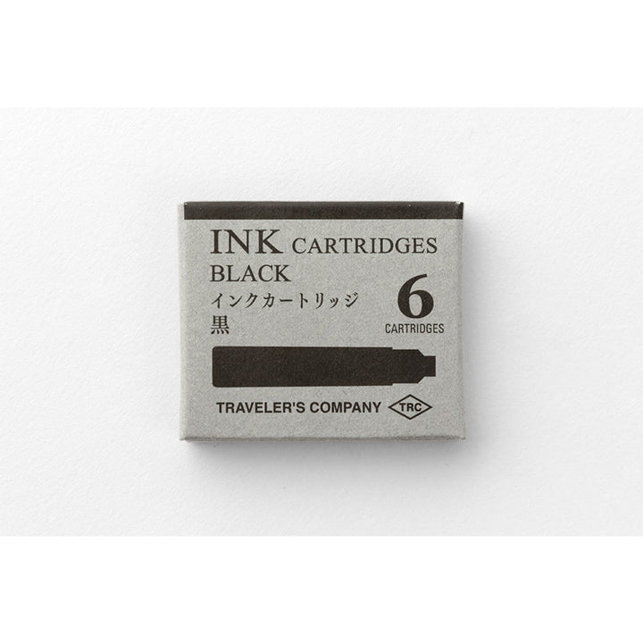 Traveler's Company Tinte TRC Cartrige for Brass Fountain & Rollerball Pen Black bei Nauli and Stories