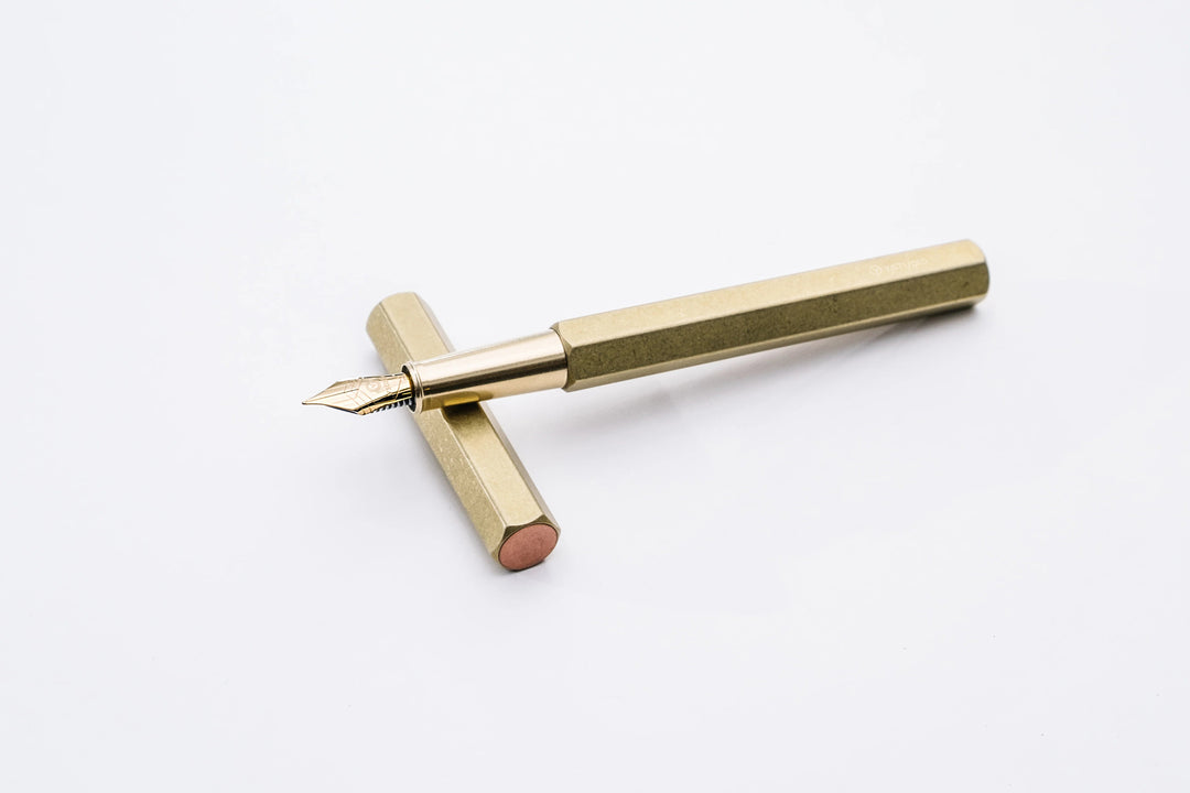 YStudio Füller Classic Revolve Fountain Pen brass - Messing bei Nauli and Stories