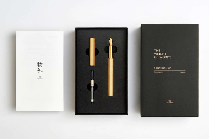 YStudio Füller Classic Revolve Fountain Pen black bei Nauli and Stories