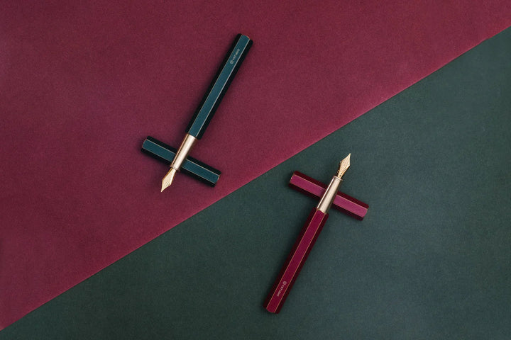 YStudio Füller Classic Revolve Fountain Pen red bei Nauli and Stories