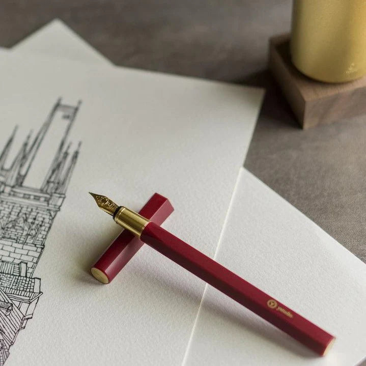 YStudio Füller Resin Fountain Pen - Füller - rot bei Nauli and Stories