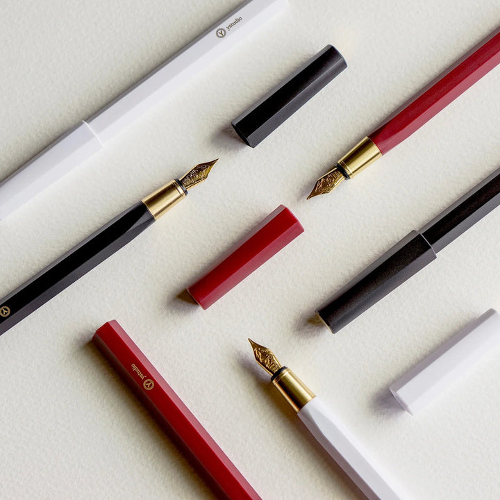 YStudio Füller Resin Fountain Pen - Füller - rot bei Nauli and Stories