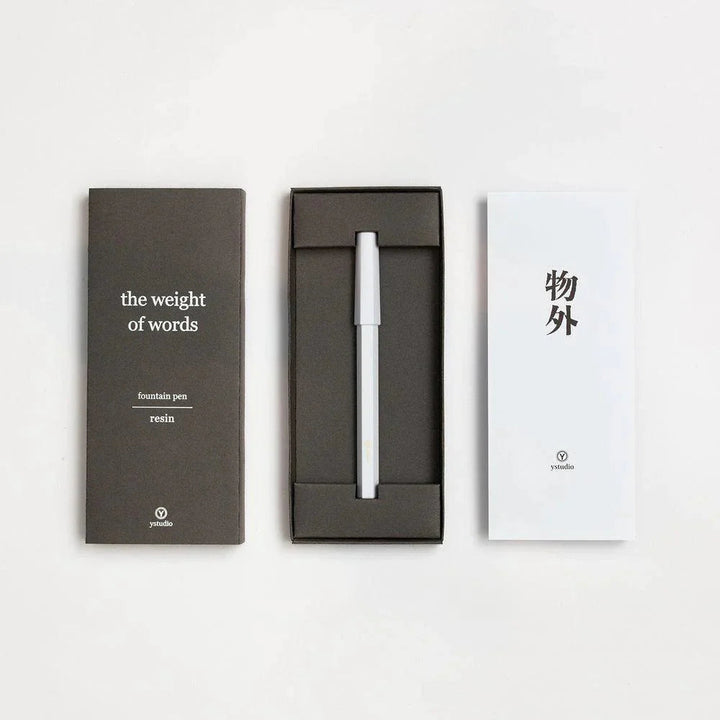 YStudio Füller Resin Fountain Pen - Füller - schwarz bei Nauli and Stories