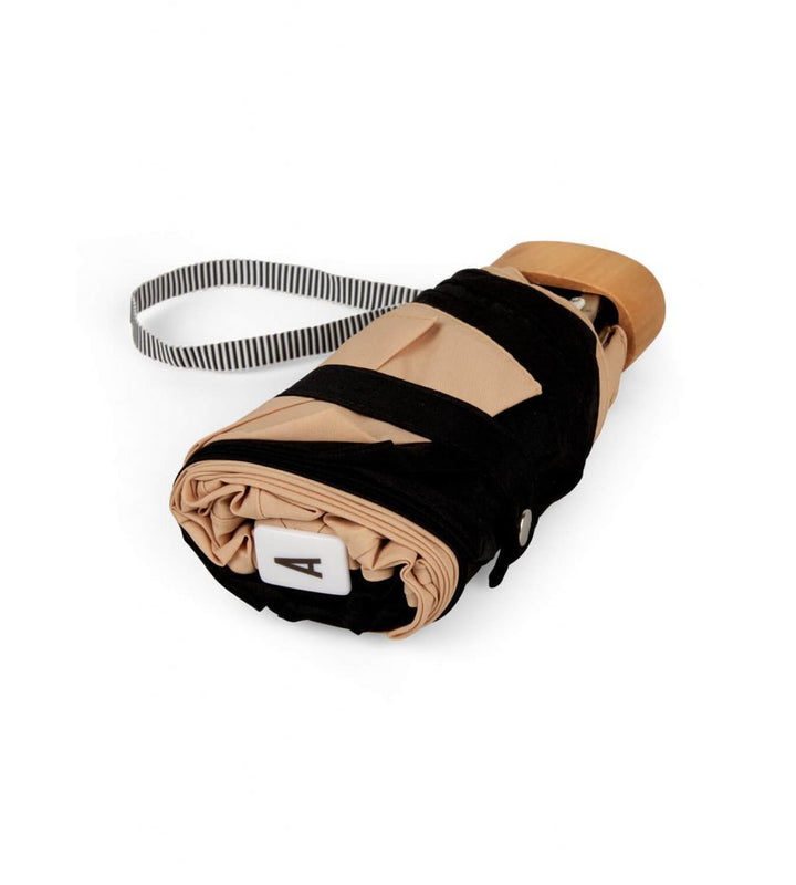 Anatole Paris Regenschirm Regenschirm Bicolor - beige schwarz bei Nauli and Stories