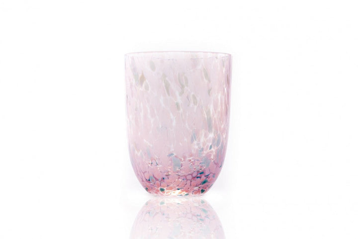 Anna von Lipa Trinkgläser Confetti tumbler Rosa + Tyrkys - Trinkglas bei Nauli and Stories
