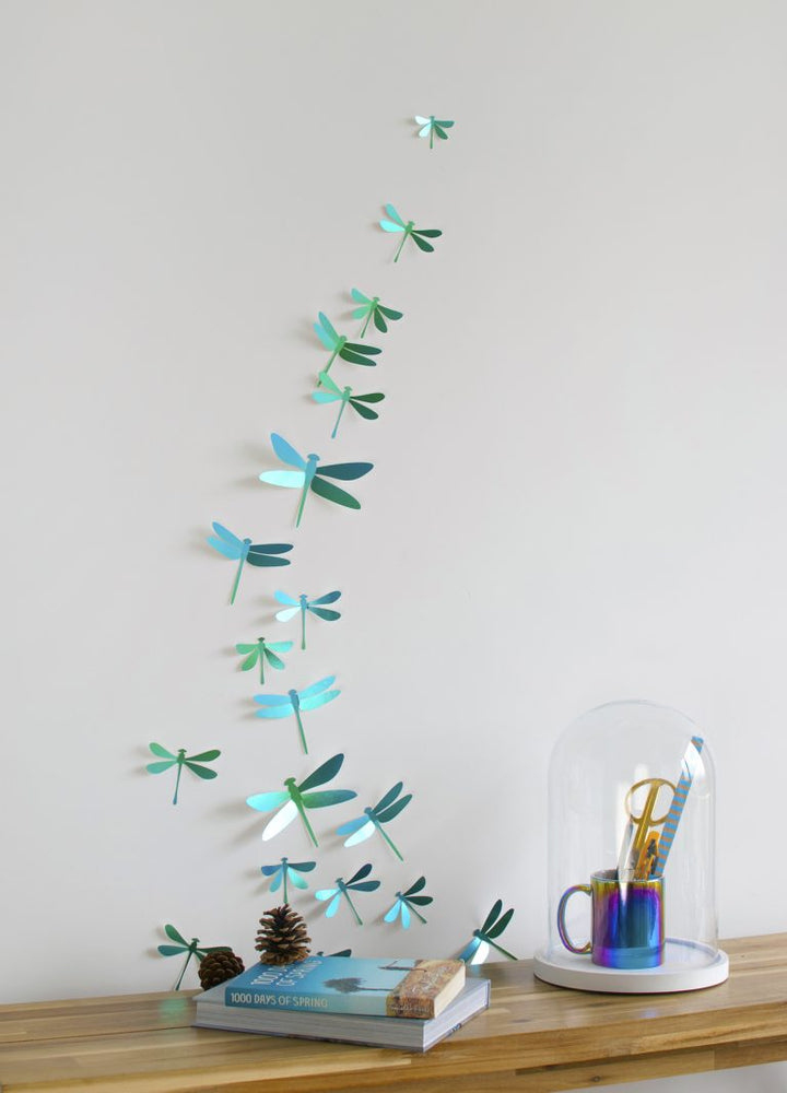 3D-Bastelset DIY-Set DIY - Bastel  - Set - Papierlibellen bei Nauli and Stories